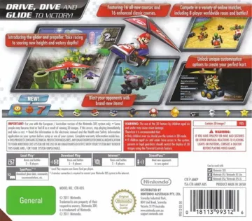 Mario Kart 7 (Cn) box cover back